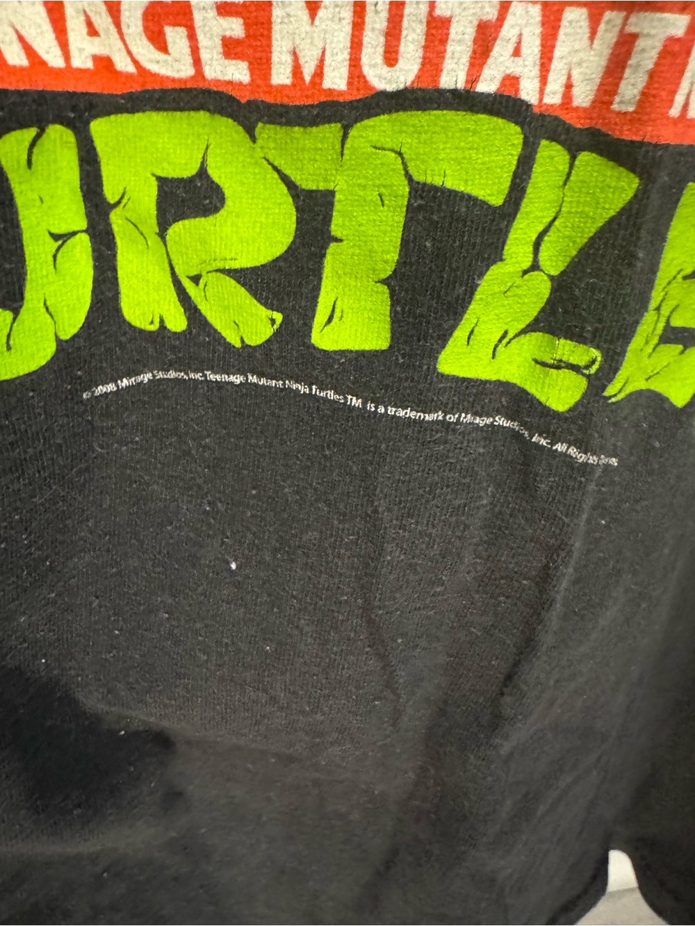 Teenage Mutant Ninja Turtles Black Graphic Tee - Picture 3 of 3